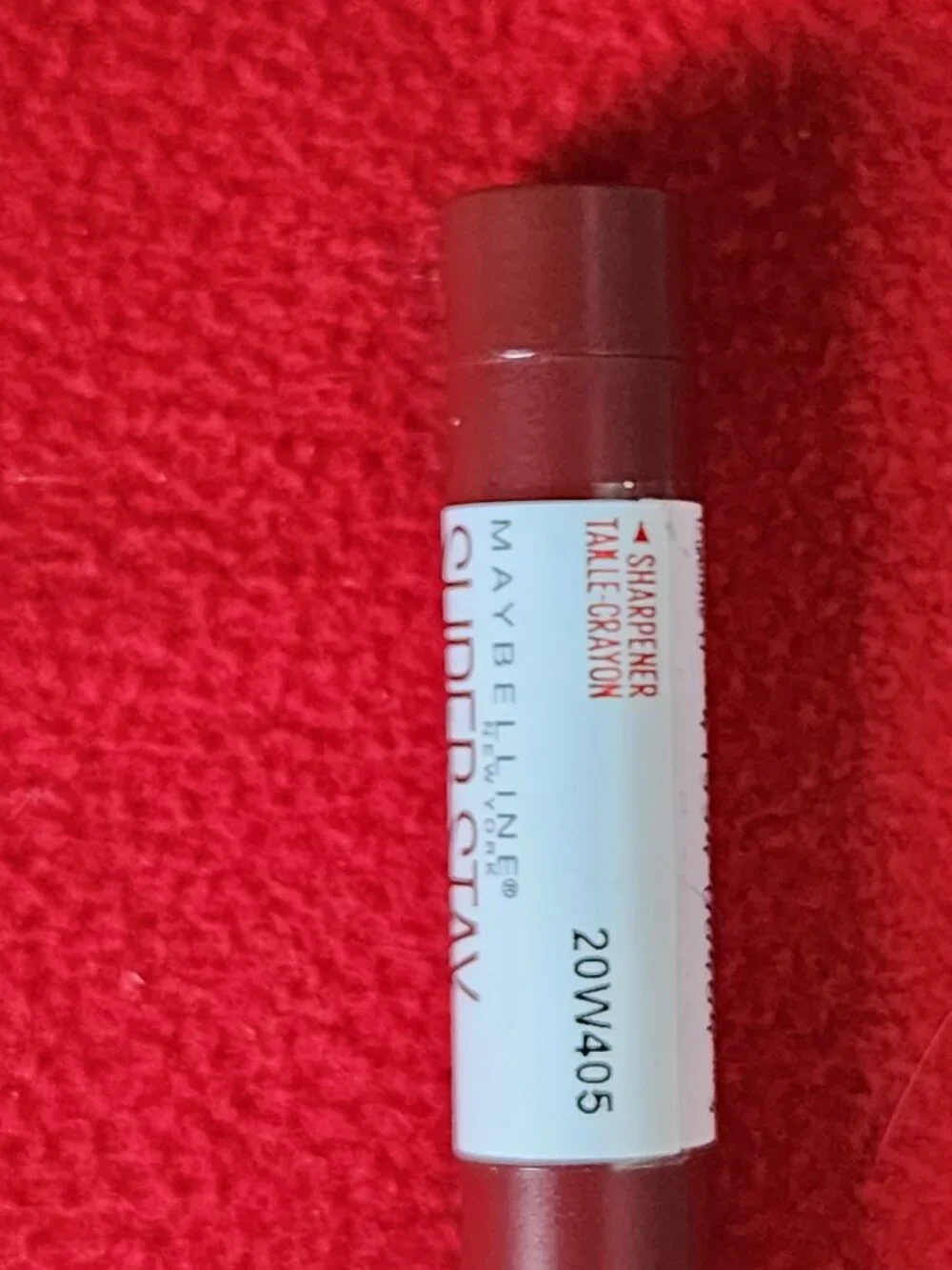 Maybelline New York SuperStay Ink Lip Crayon .04oz Color 125 Check Yourself
